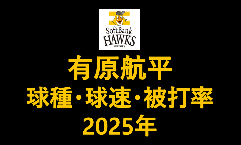有原航平投手｜球速・球種・被打率│2023│球速ドットコム