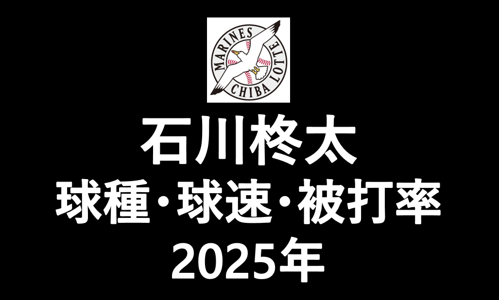 石川柊太投手｜球速・球種・被打率│2023│球速ドットコム
